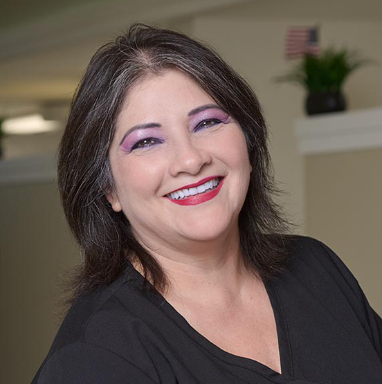 Front desk team member Marina